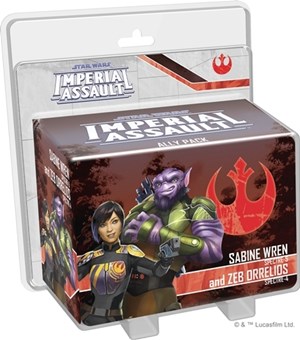 Star Wars Imperial Assault: Sabine Wren And Zeb Orrelios Ally Pack